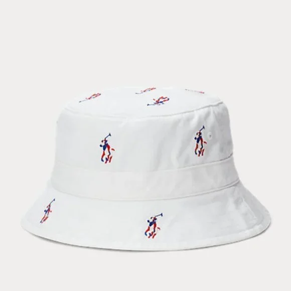 Polo Ralph Lauren Signature Pony Bucket Hat - Picture 2 of 3